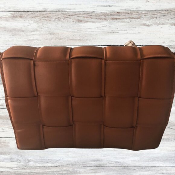 Woven Crossbody Bag  Vegan Leather - Picture 2 of 6